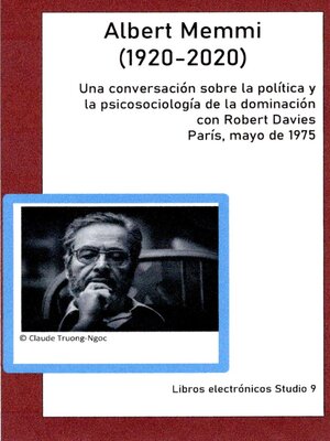 cover image of Albert Memmi (1920-2020)